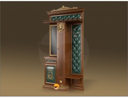 Прихожая Б11.4-3 Орех/патина золото/изумруд