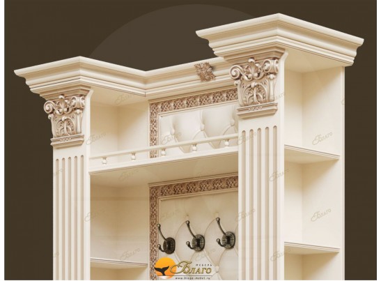 Прихожая Б11.4-9 Карамель/патина золото/бежевый в Ростове-на-Дону