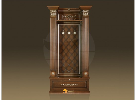 Прихожая Б11.4-10 с капителяти Орех/патина золото в Ростове-на-Дону