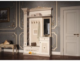 Прихожая Б11.4-13 в багете Карамель/патина золото