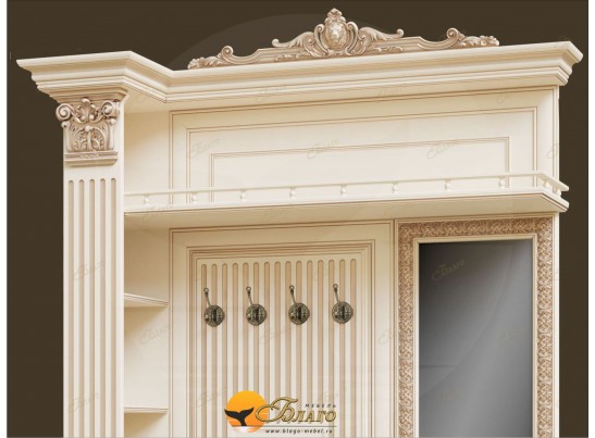 Прихожая Б11.4-13 в багете Карамель/патина золото в Ростове-на-Дону