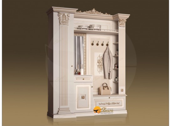 Прихожая Б11.4-17 (декор ЦД-24) Карамель/патина золото в Ростове-на-Дону