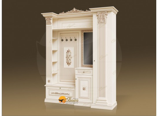 Прихожая Б11.4-17 (декор ЦД-24) Карамель/патина золото в Ростове-на-Дону