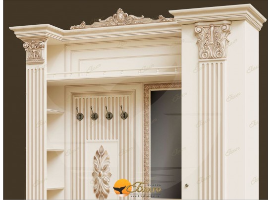 Прихожая Б11.4-17 (декор ЦД-24) Карамель/патина золото в Ростове-на-Дону