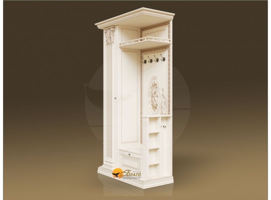 Прихожая Б11.5-2 (декор "ЦД-24) Карамель/патина золото в Ростове-на-Дону