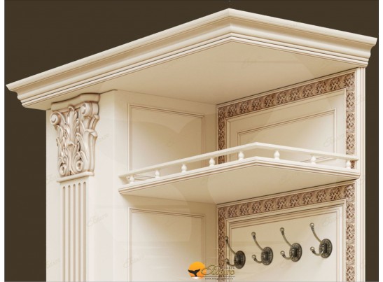 Прихожая Б11.5-2 (декор "ЦД-24) Карамель/патина золото в Ростове-на-Дону