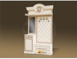 Прихожая Б11.5-3 в багете Карамель/патина золото/бежевый