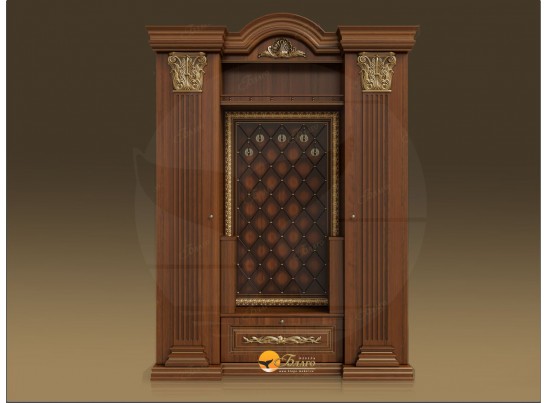 Прихожая Б11.5-11 Орех/патина золото в Ростове-на-Дону