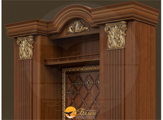 Прихожая Б11.5-11 Орех/патина золото в Ростове-на-Дону