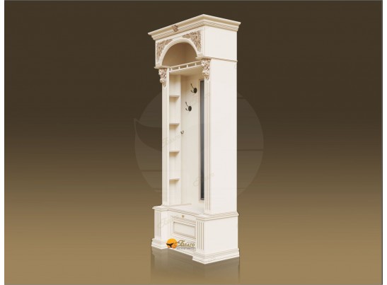 Прихожая Б11.8-1 с зеркалом Карамель/патина золото в Ростове-на-Дону