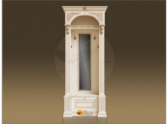 Прихожая Б11.8-1 с зеркалом Карамель/патина золото в Ростове-на-Дону