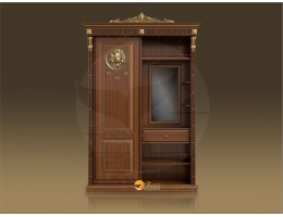 Прихожая-купе Б11.6-1 Орех/патина золото