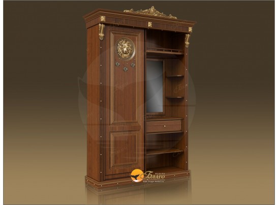 Прихожая-купе Б11.6-1 Орех/патина золото в Ростове-на-Дону