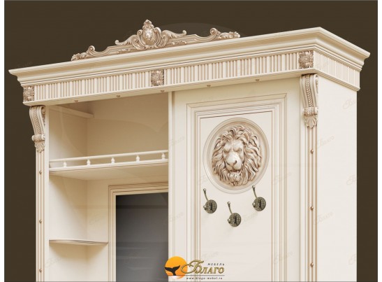 Прихожая-купе Б11.6-1 Карамель/Патина золото в Ростове-на-Дону