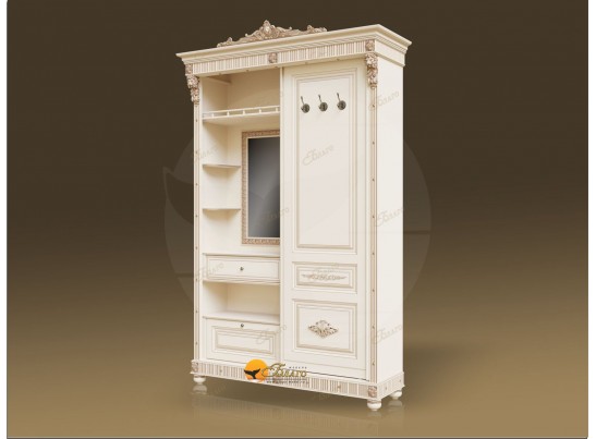 Прихожая-купе Б11.6-2 Карамель/Патина золото в Ростове-на-Дону