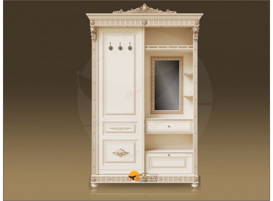 Прихожая-купе Б11.6-2 Карамель/Патина золото в Ростове-на-Дону