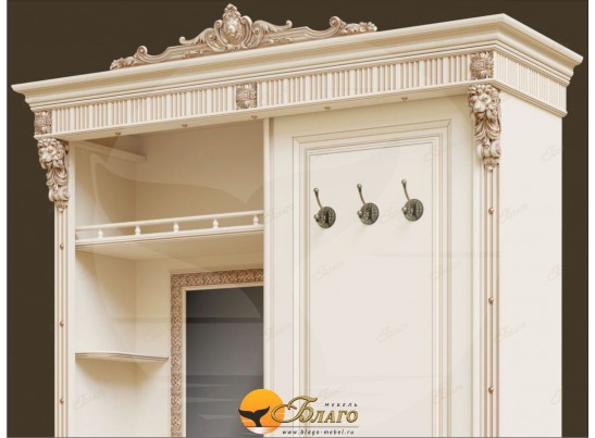 Прихожая-купе Б11.6-2 Карамель/Патина золото в Ростове-на-Дону