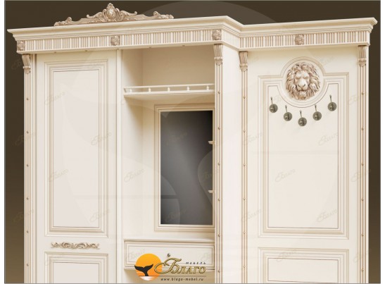 Прихожая-купе Б11.6-3 Карамель/Патина золото в Ростове-на-Дону