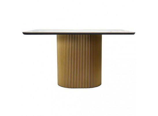 Стол Festa 140x85x77см, керамогранит Calacatte gold (глянец), золото Стол Festa 140x85x77см, керамогранит Calacatte gold (глянец), золото