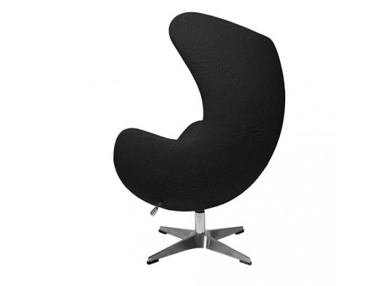 Кресло EGG STYLE CHAIR черный, экокожа