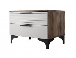 Брента - Тумба прикроватная - жемчуг