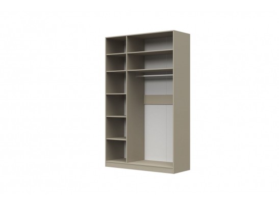 Вива - Шкаф распашной ШР-3 Мокко глянец в Ростове-на-Дону