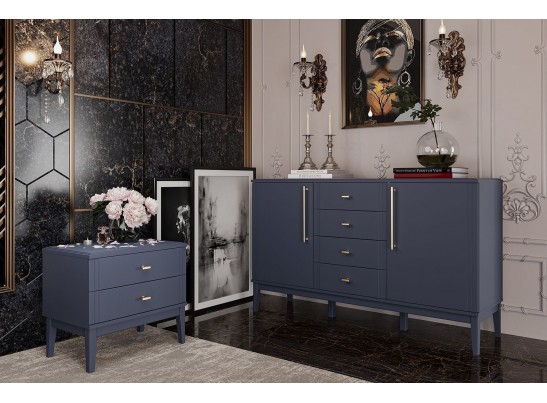 Спальня «Джали» лак темный лазурный в Ростове-на-Дону