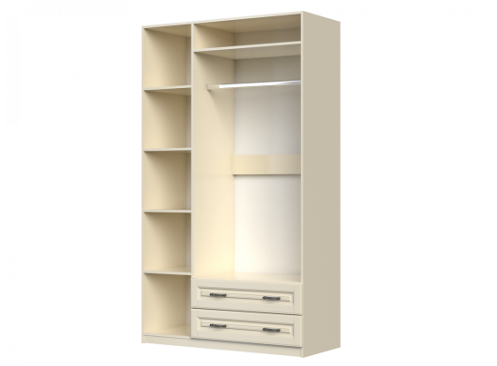 Кантри - Шкаф распашной ШР-3 - 1 зеркало Слоновая кость в Ростове-на-Дону