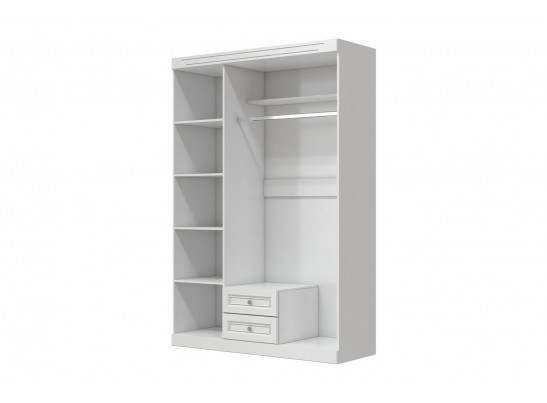 Олимп Шкаф распашной ШР-3 - белый в Ростове-на-Дону