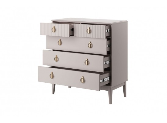 Фарго (льняной) Комод 5 ящ. 890мм в Ростове-на-Дону