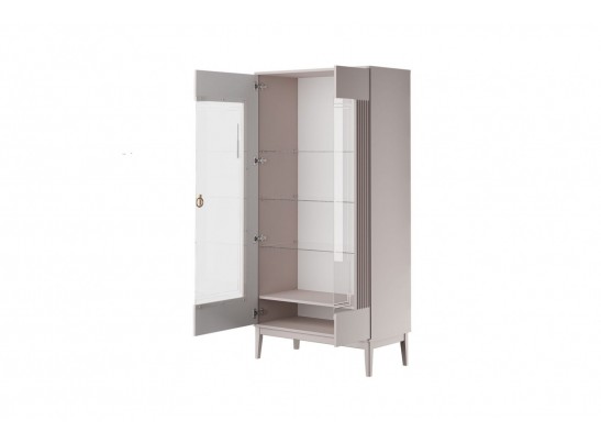 Фарго (льняной) - Шкаф-витрина, ШР-2 в Ростове-на-Дону