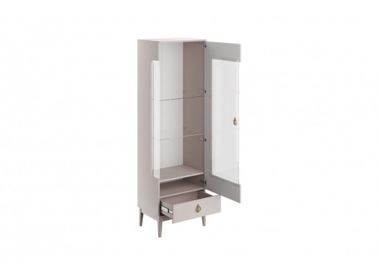 Фарго (льняной) - Шкаф-витрина, ШР-1 (правый) в Ростове-на-Дону