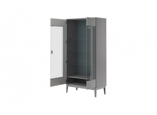 Фарго (антрацит) - Шкаф-витрина, ШР-2 в Ростове-на-Дону