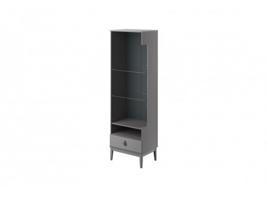 Фарго (антрацит) - Шкаф-витрина, ШР-1 (левый) в Ростове-на-Дону