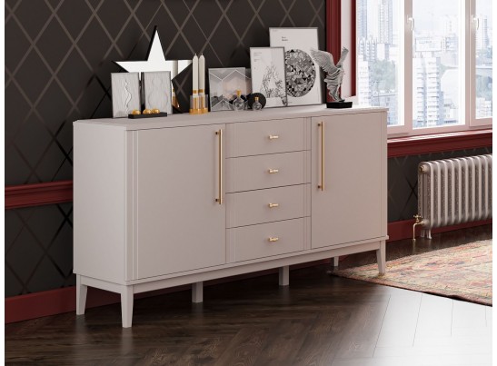 Джали (Льняной)- Комод 4 ящика в Ростове-на-Дону