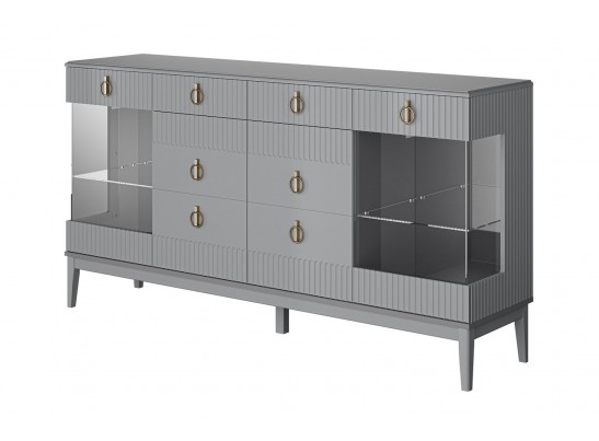 Фарго (антрацит) Тумба-бар 4дв.-2ящ