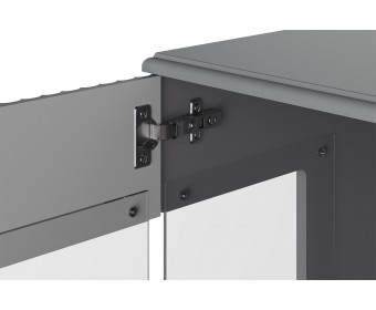 Фарго (антрацит) Тумба-бар 4дв.-2ящ