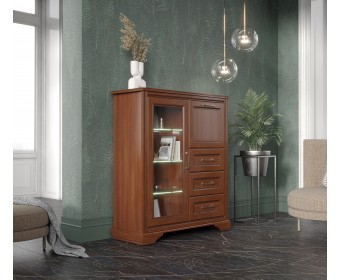 Тумба с подсветкой Стилиус орех донской KOM1W1B3S