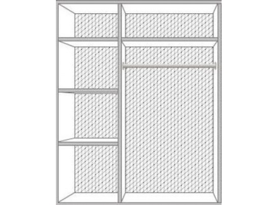 Джоконда Шкаф 3-х дверный с зеркалом в Ростове-на-Дону