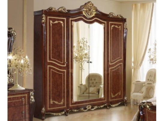 Джоконда Шкаф 4-х дверный с зеркалом в Ростове-на-Дону