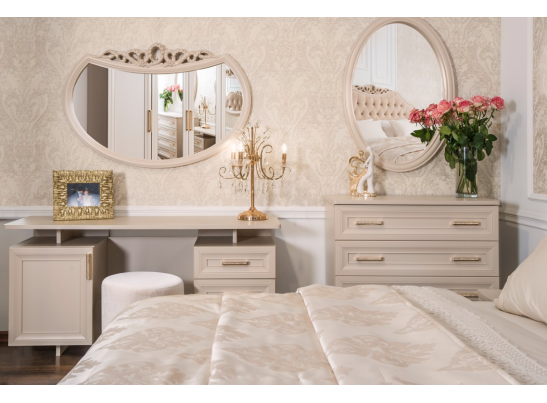 Зеркало МОККО ППУ для комода бежевый