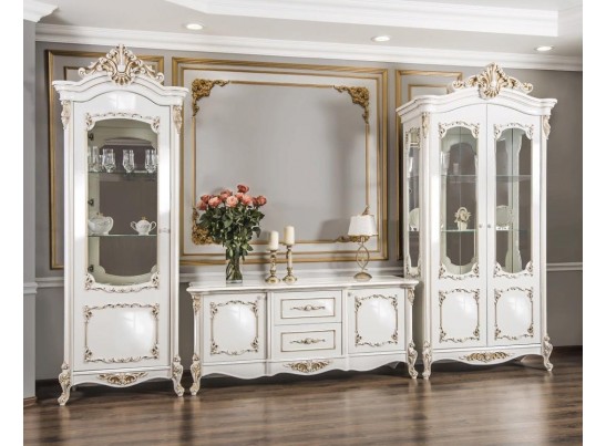 Тумба ФЛОРЕНЦИЯ белый глянец