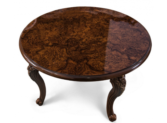 Стол журнальный круглый "Джоконда" корень дуба