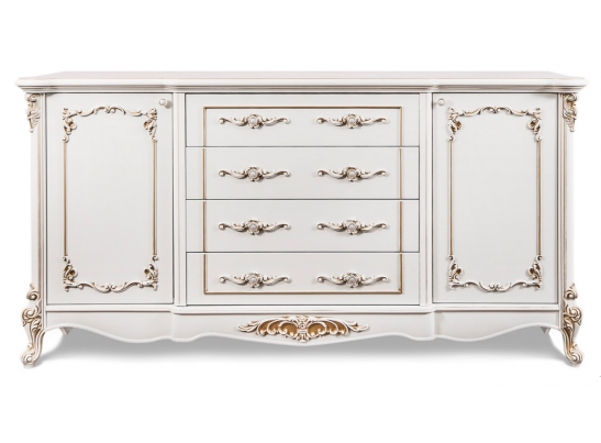 Комод Флоренция, белый глянец