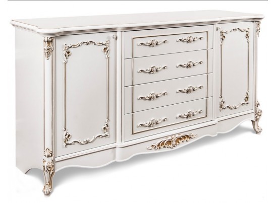 Комод Флоренция, белый глянец