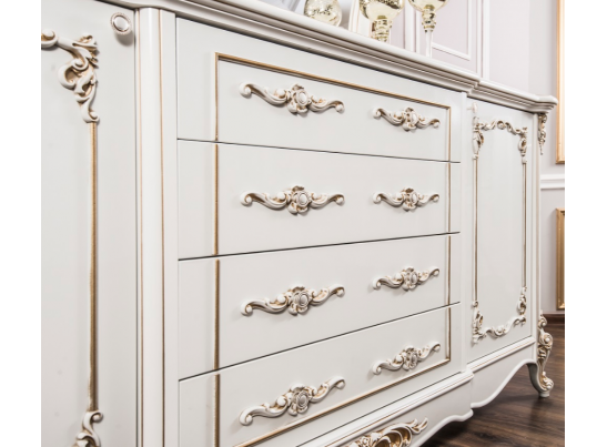 Комод Флоренция, белый глянец