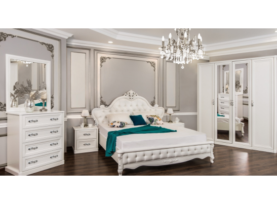 Мишель стоевая к шкафу левая, белый матовый