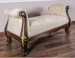 Оттоманка Джоконда с двумя подлокотниками, корень дуба