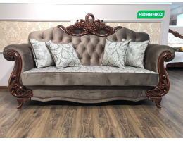 Диван Афина с раскладным механизмом, декор караваджо