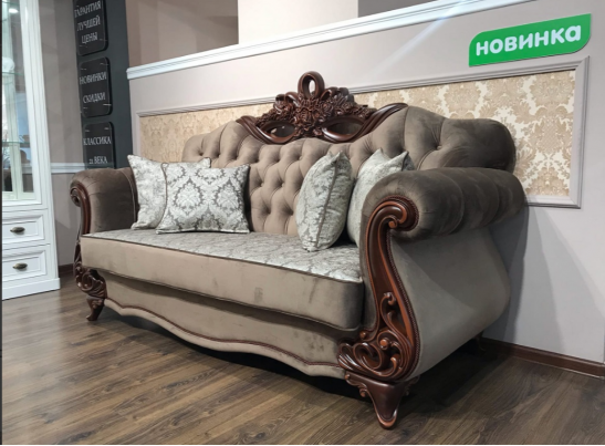 Диван Афина с раскладным механизмом, декор караваджо в Ростове-на-Дону